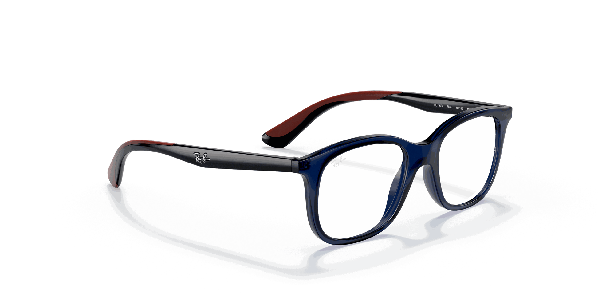 [Clear Lenses, Polished Transparent Blue Frame]