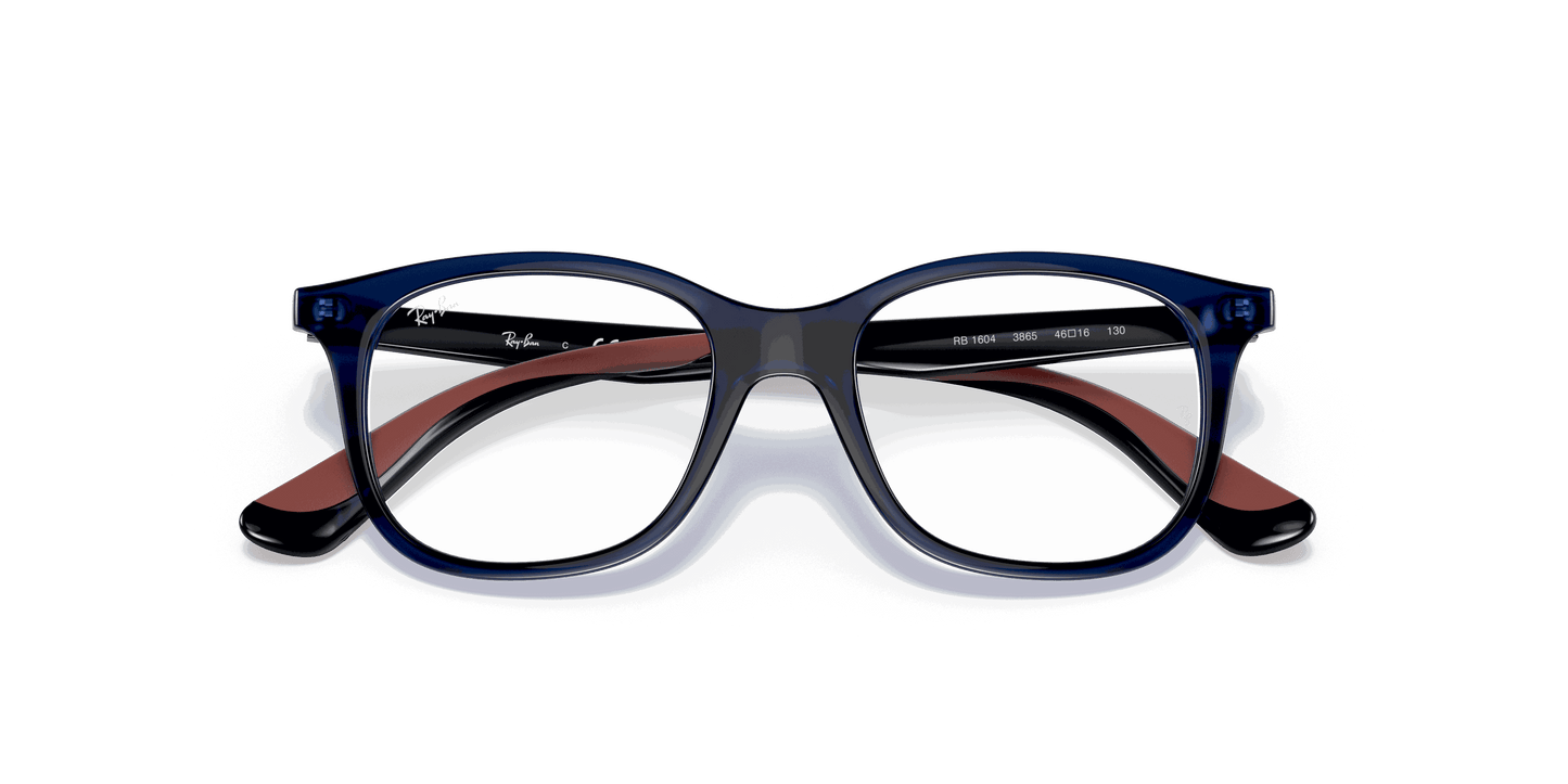 [Clear Lenses, Polished Transparent Blue Frame]