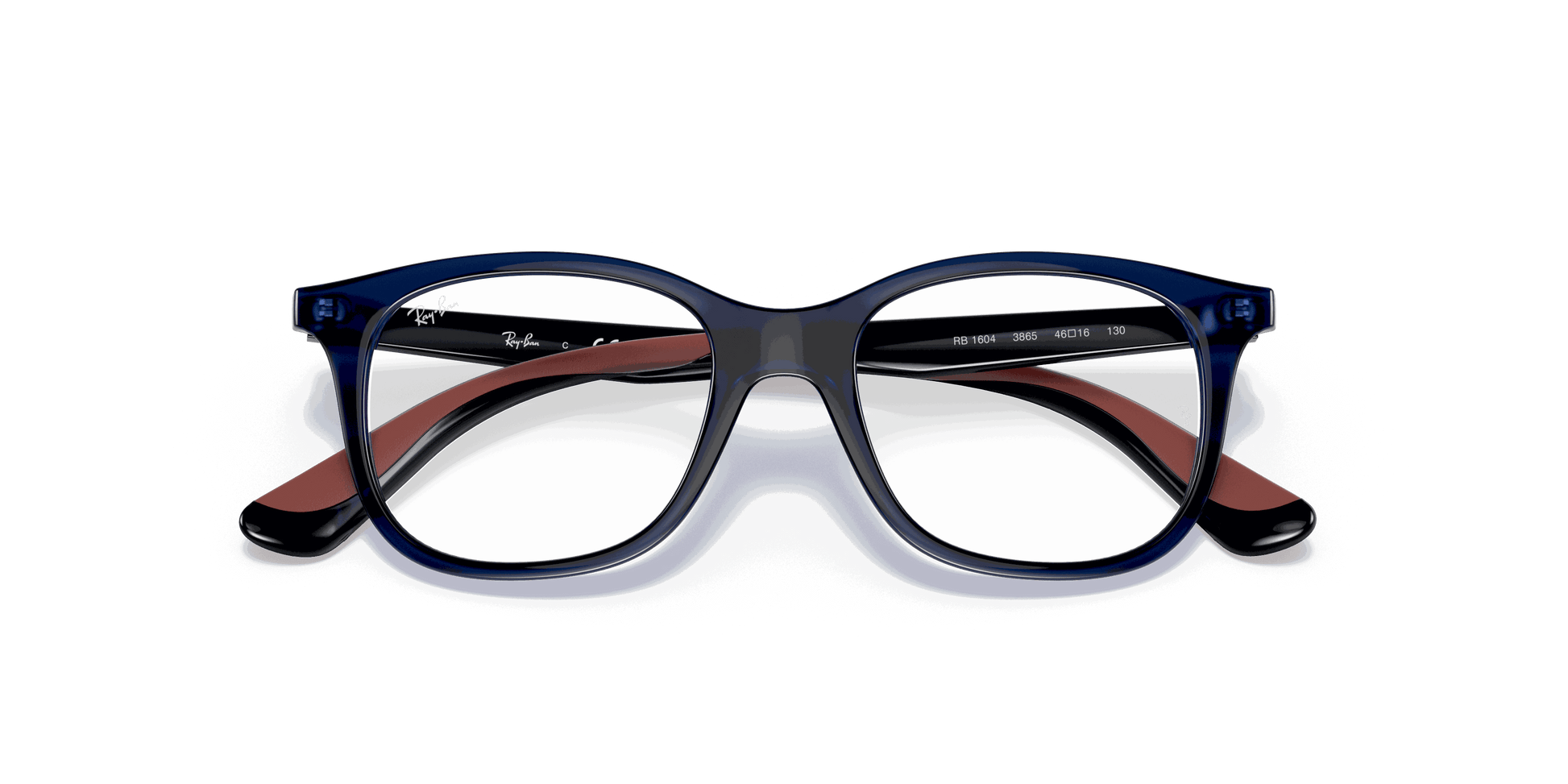 [Clear Lenses, Polished Transparent Blue Frame]