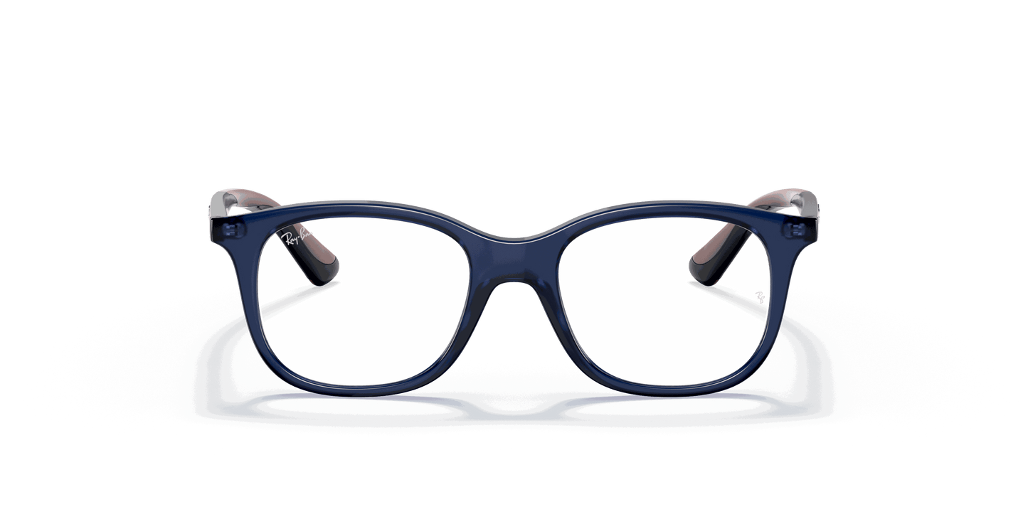 [Clear Lenses, Polished Transparent Blue Frame]