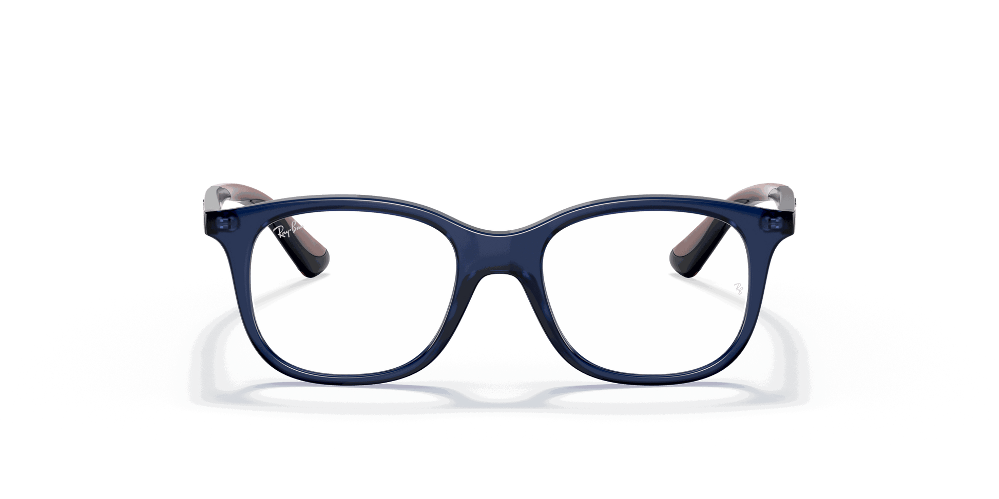 [Clear Lenses, Polished Transparent Blue Frame]