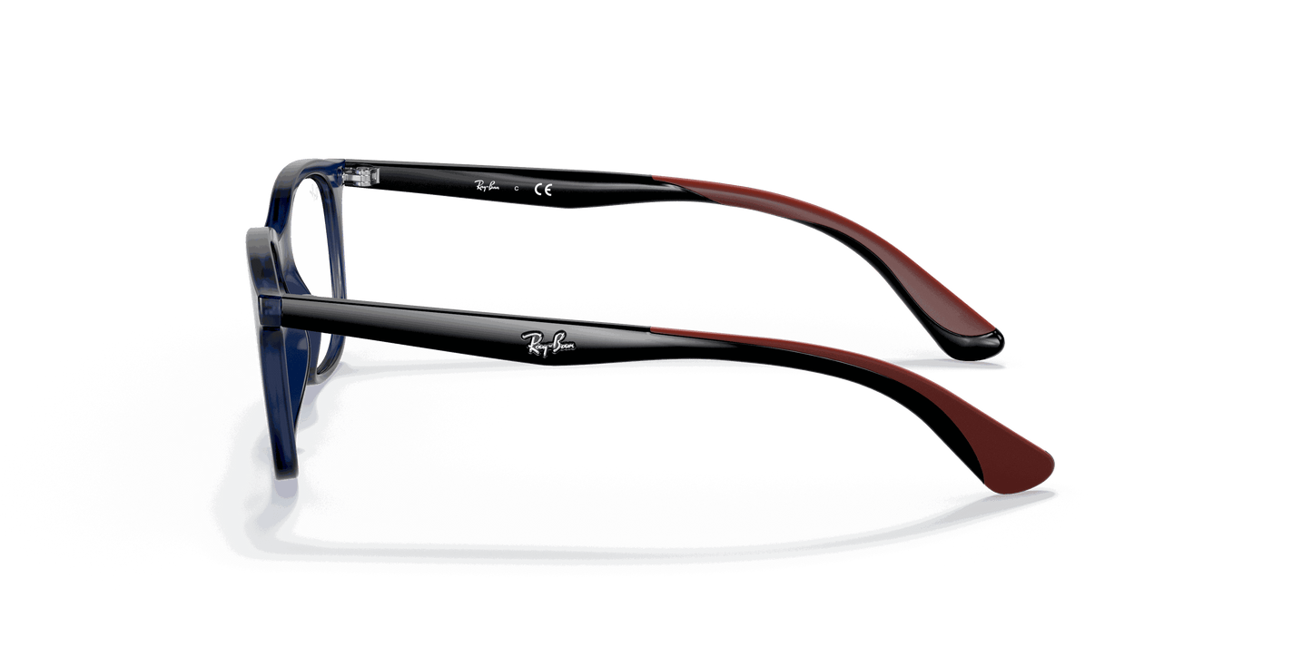 [Clear Lenses, Polished Transparent Blue Frame]