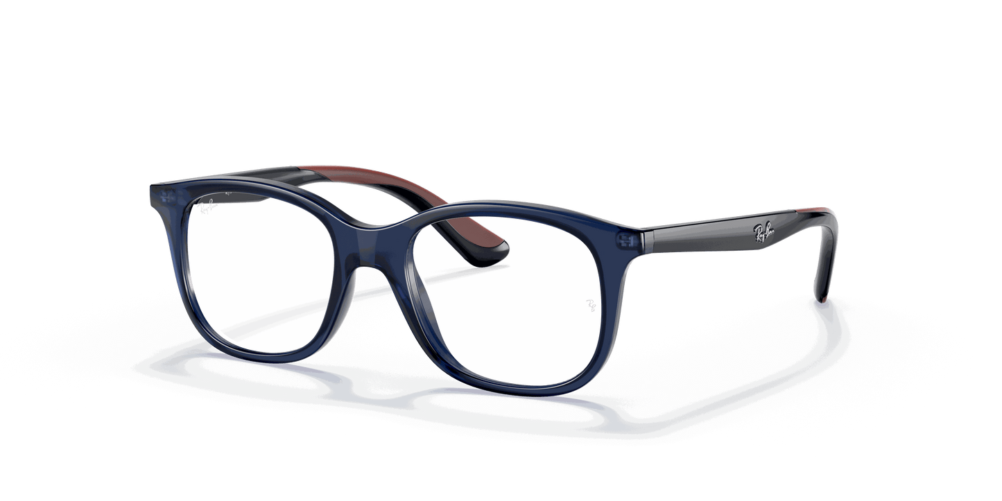 [Clear Lenses, Polished Transparent Blue Frame]