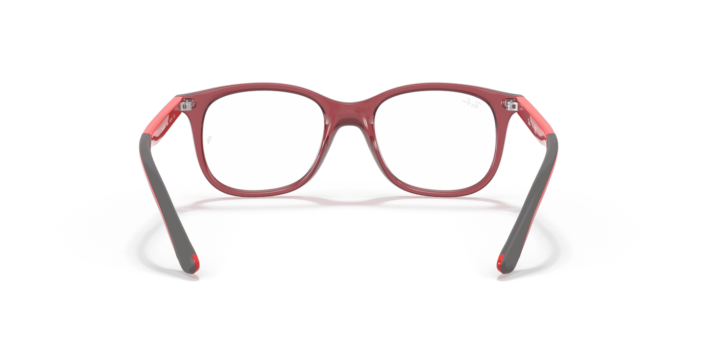 [Clear Lenses, Polished Transparent Red Frame]