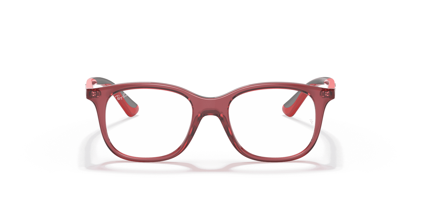 [Clear Lenses, Polished Transparent Red Frame]