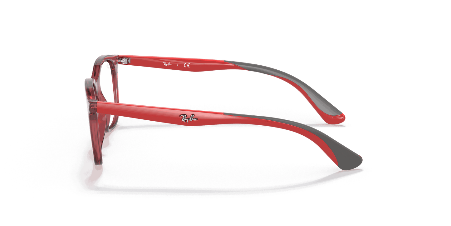 [Clear Lenses, Polished Transparent Red Frame]