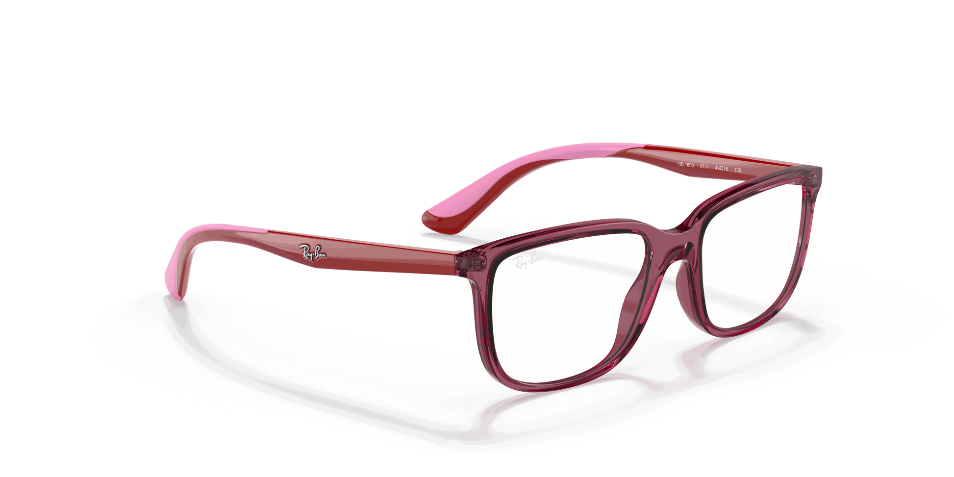 [Clear Lenses, Polished Transparent Pink Frame]