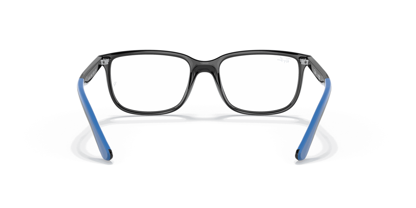 [Clear Lenses, Polished Black Frame]
