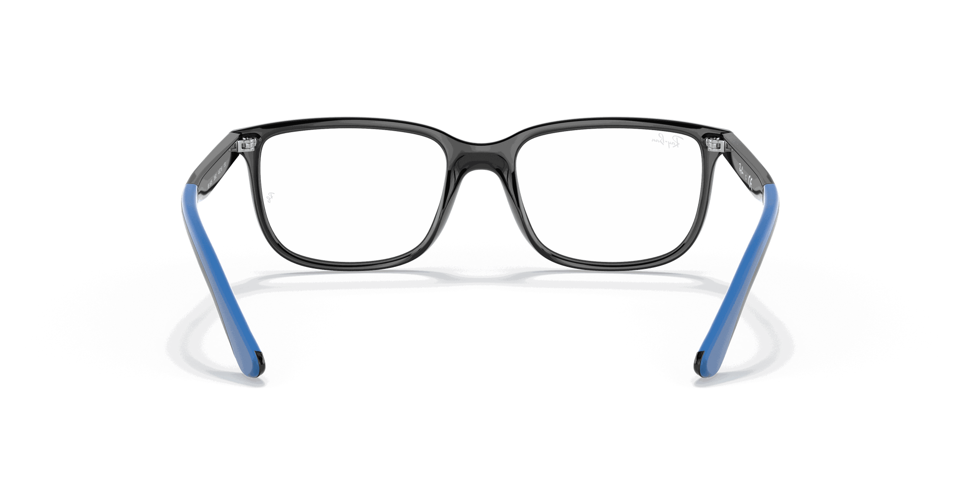 [Clear Lenses, Polished Black Frame]