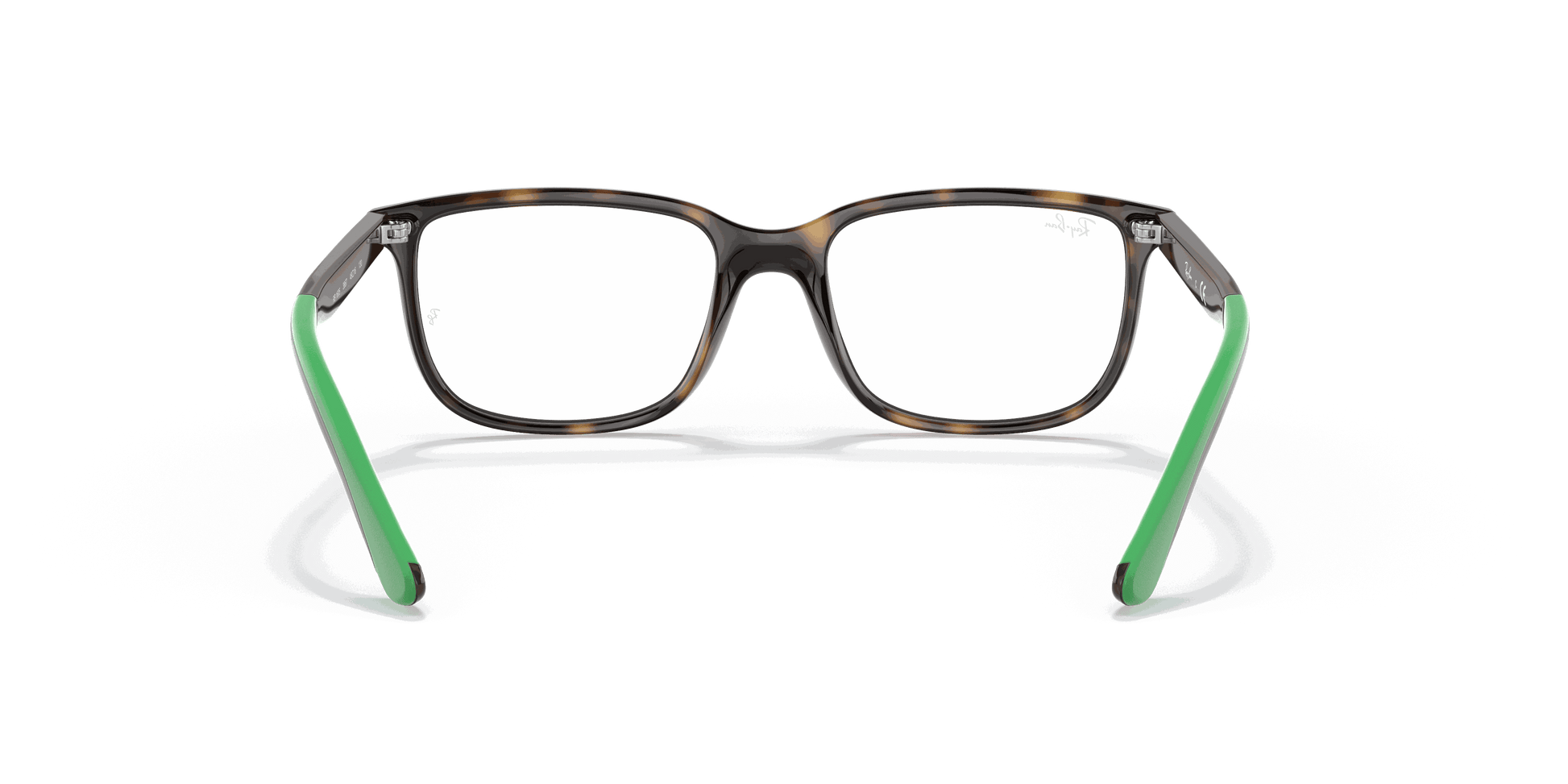 [Clear Lenses, Polished Havana Frame]