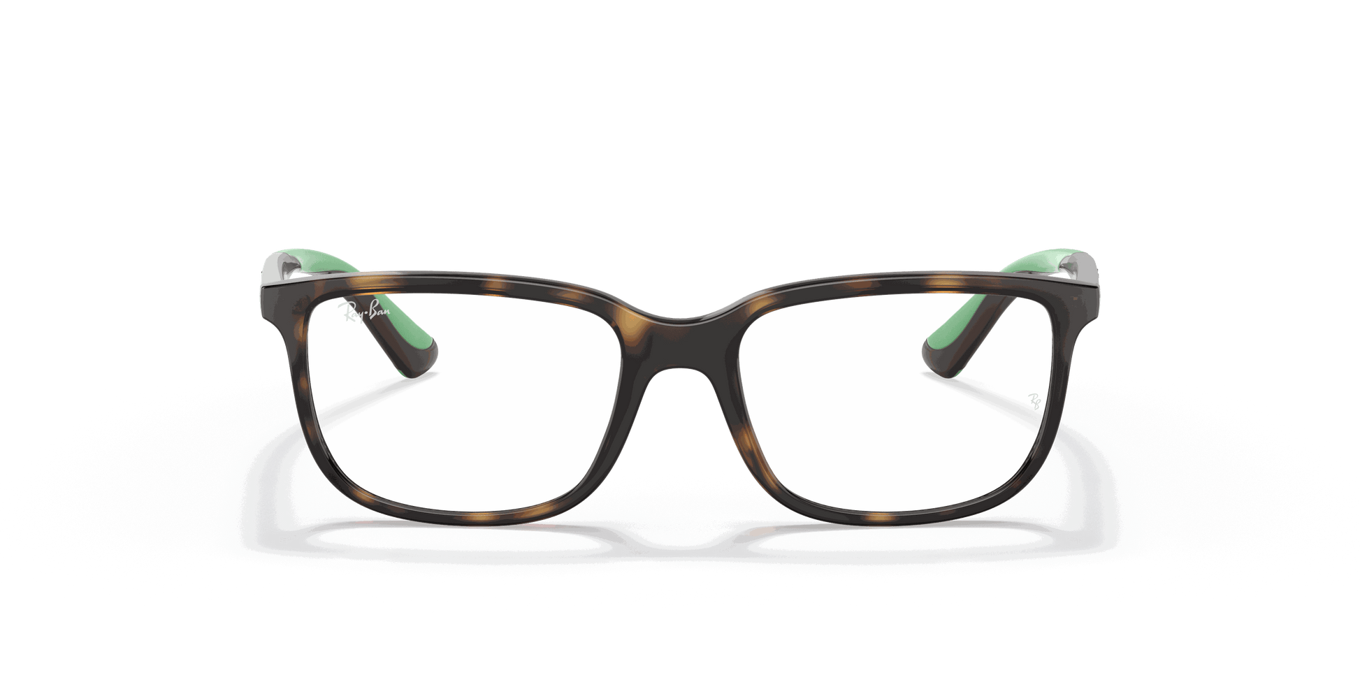 [Clear Lenses, Polished Havana Frame]