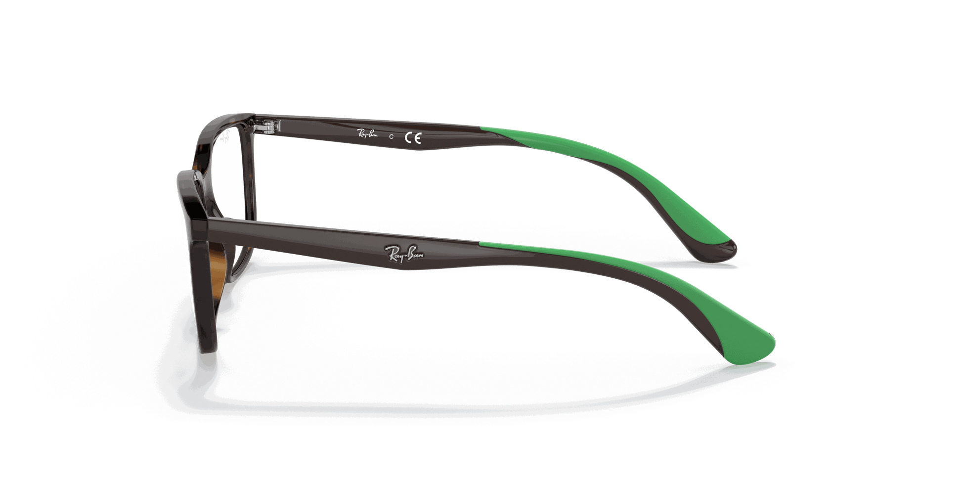 [Clear Lenses, Polished Havana Frame]