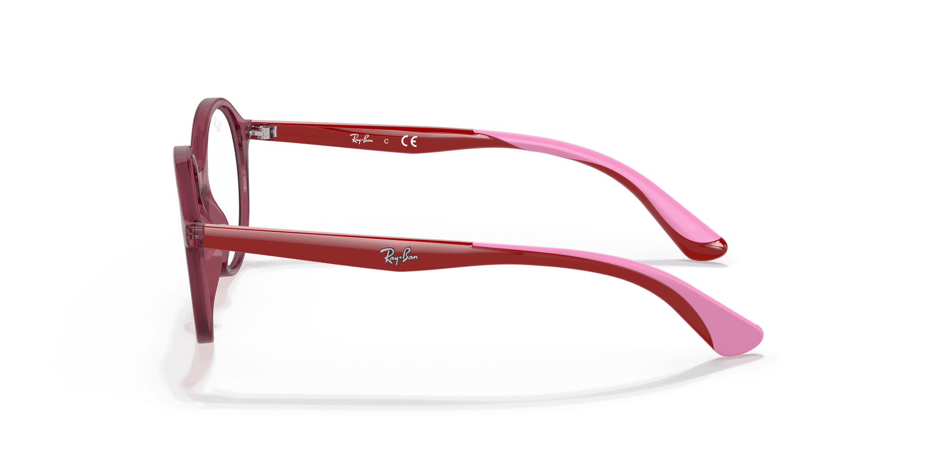 [Clear Lenses, Polished Transparent Pink Frame]
