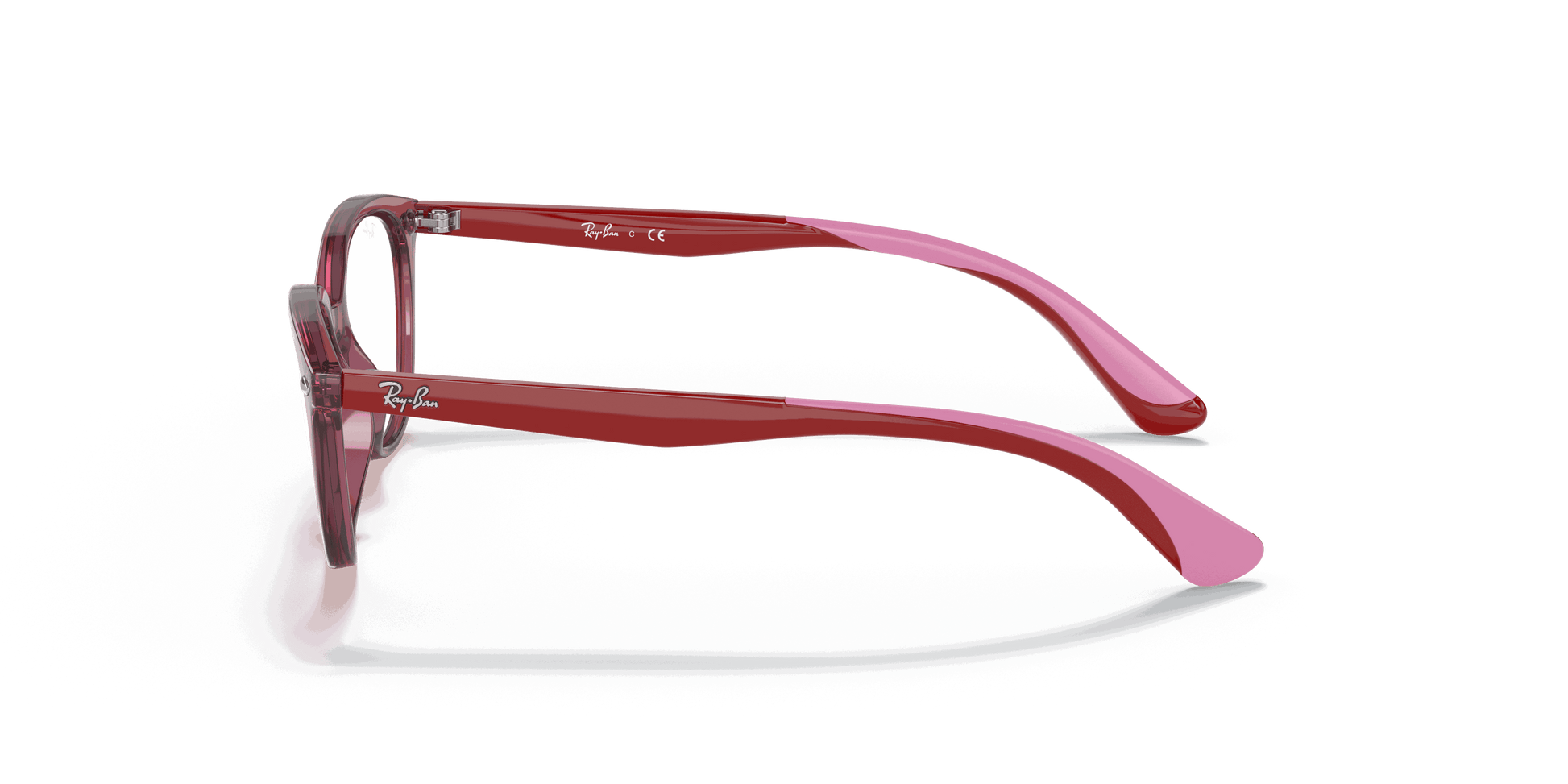 [Clear Lenses, Polished Transparent Pink Frame]