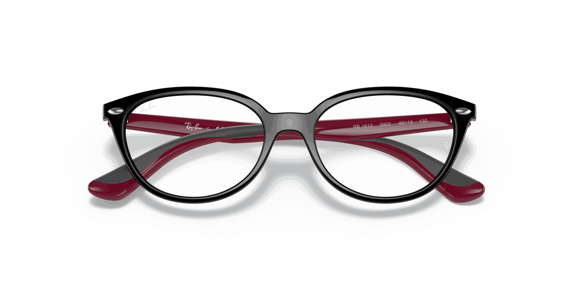 [Clear Lenses, Polished Black Frame]