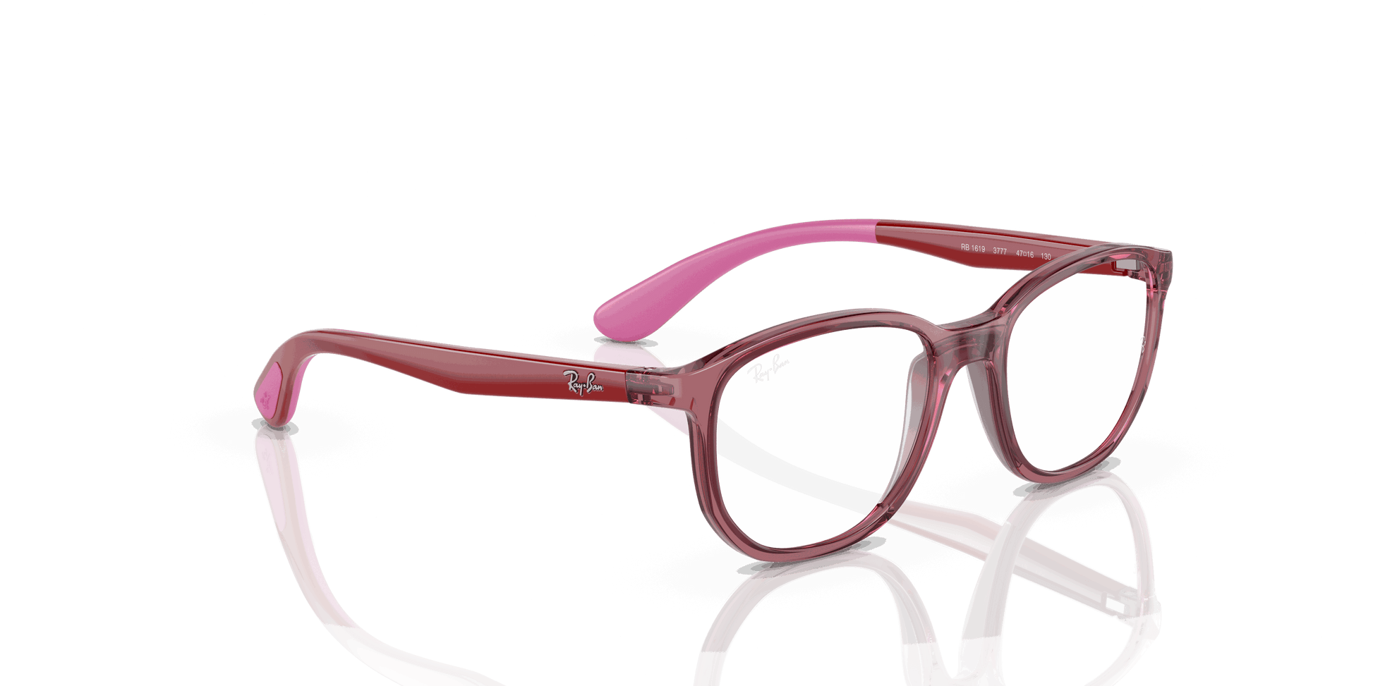 [Clear Lenses, Polished Transparent Pink Frame]