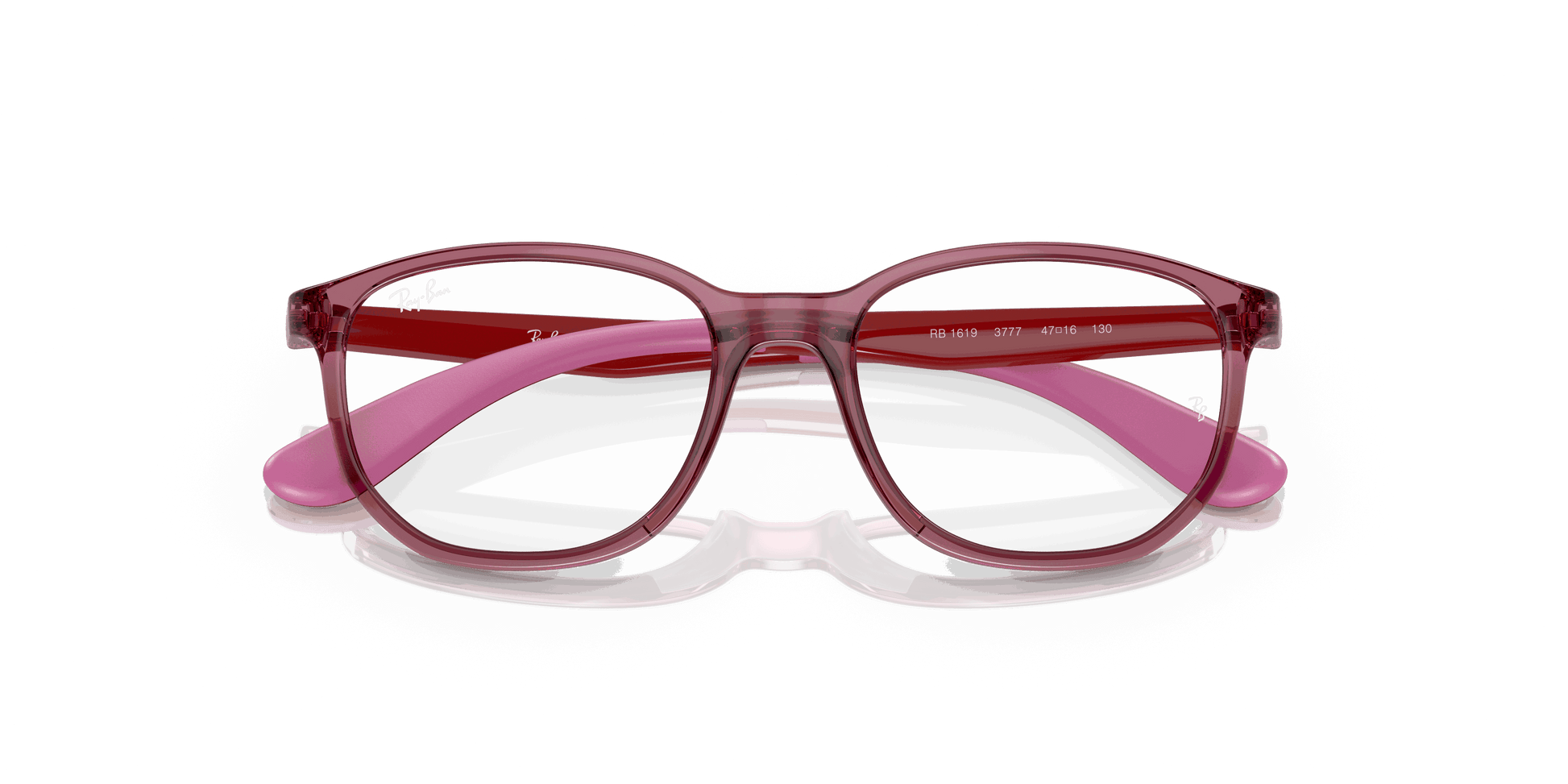 [Clear Lenses, Polished Transparent Pink Frame]