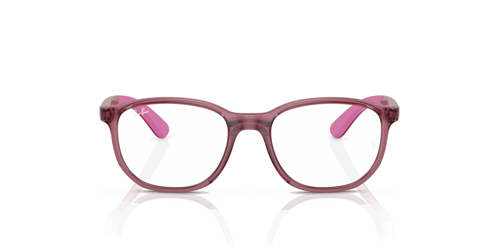 [Clear Lenses, Polished Transparent Pink Frame]