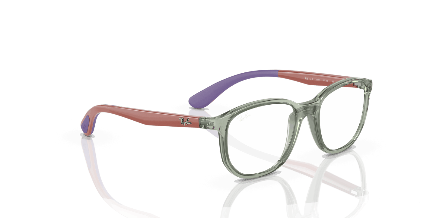 [Clear Lenses, Polished Transparent Green On Rubber Wisteria Frame]