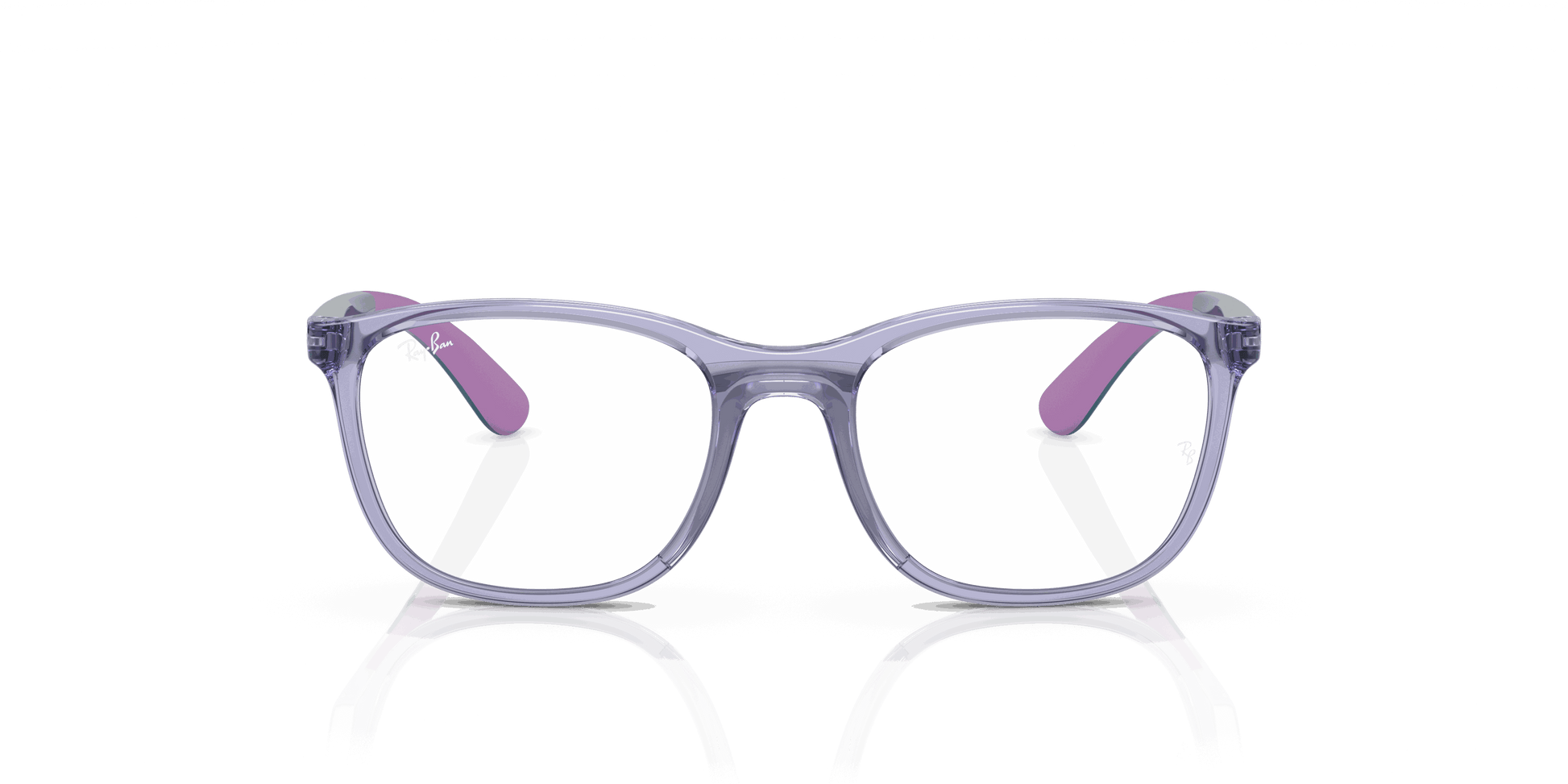[Clear Lenses, Polished Transparent Violet Frame]