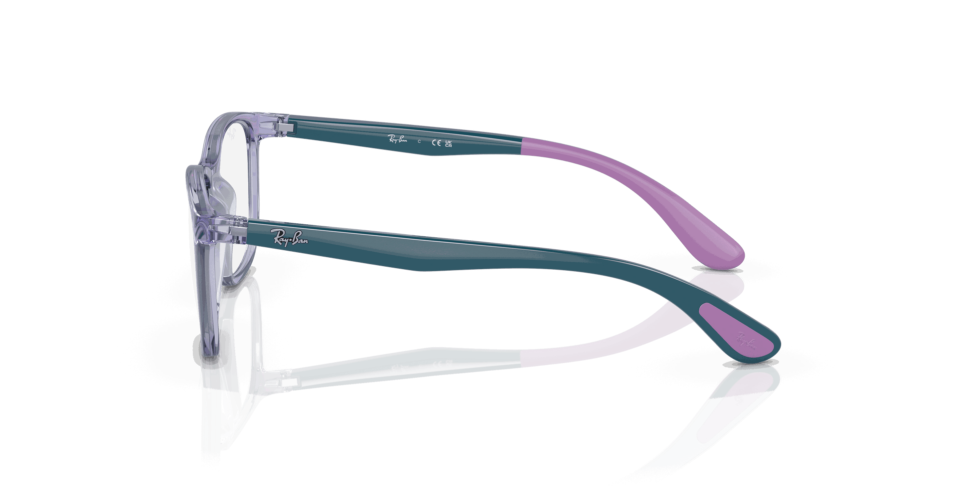 [Clear Lenses, Polished Transparent Violet Frame]