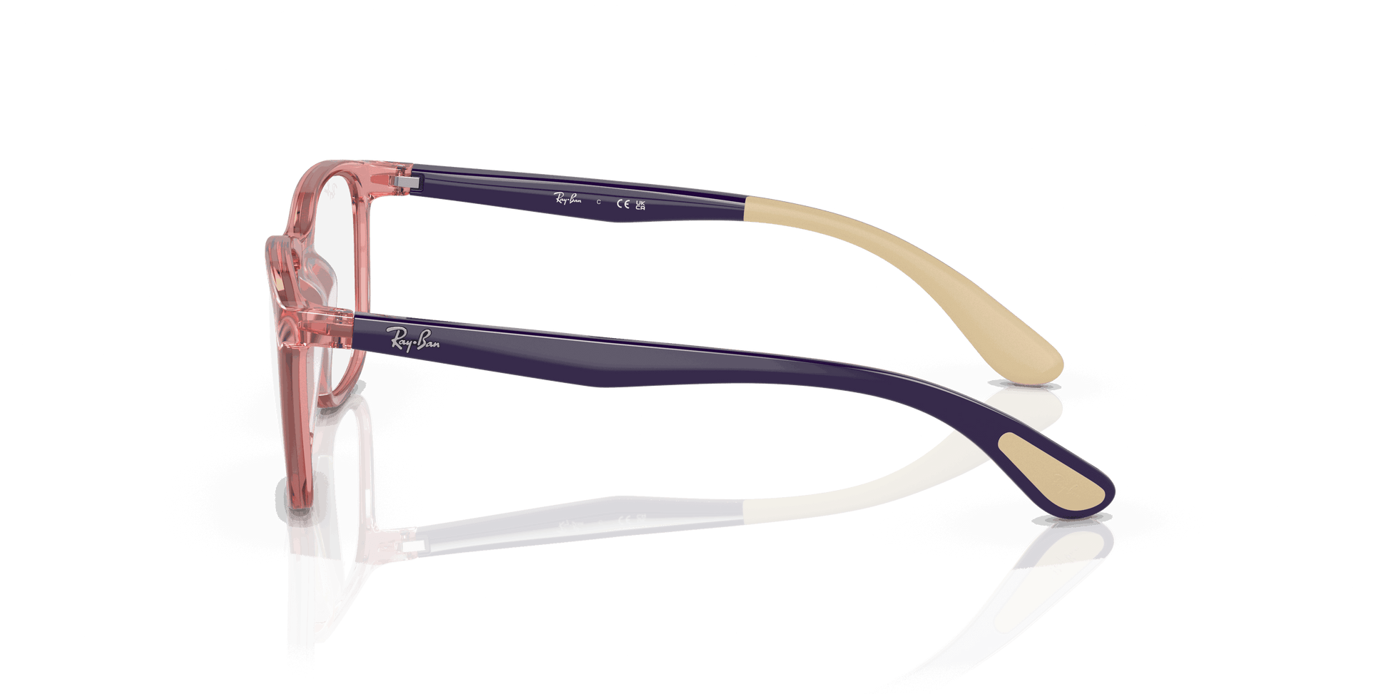 [Clear Lenses, Polished Transparent Pink Frame]
