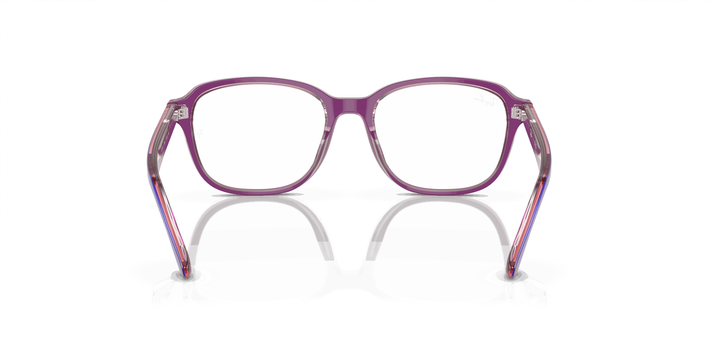 [Demo Lens Lenses, Polished Top Purple & Pink & Beige Frame]