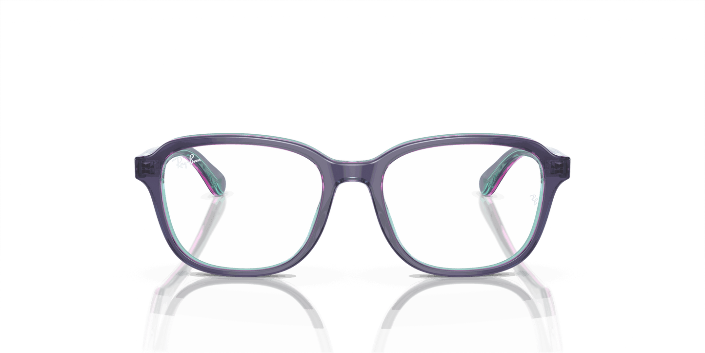 [Demo Lens Lenses, Polished Top Blue & Violet & Light Blue Frame]