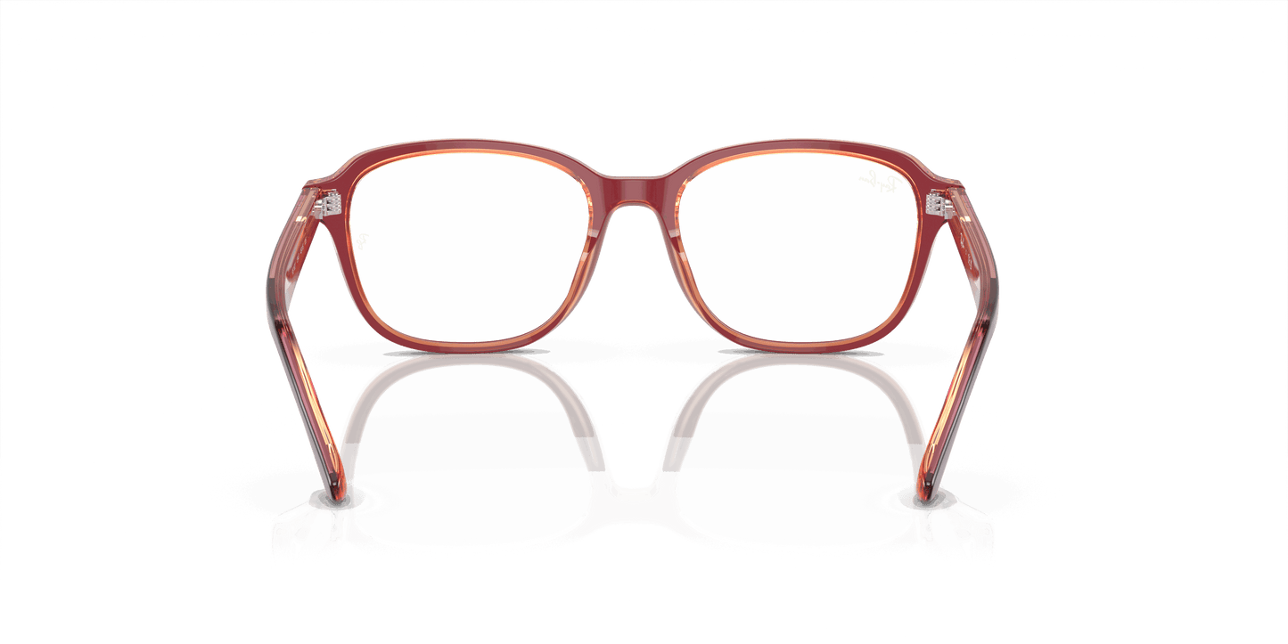 [Clear Lenses, Polished Top Red & Violet & Orange Frame]