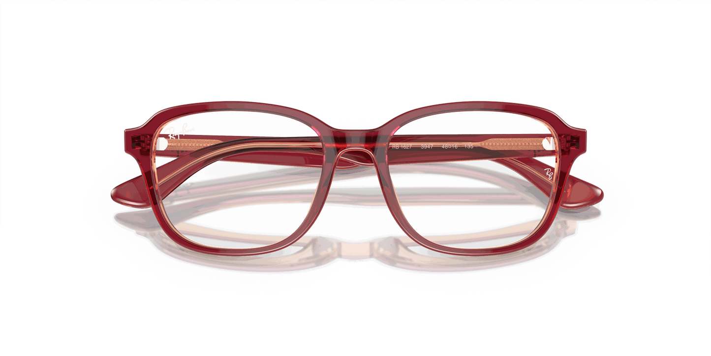[Clear Lenses, Polished Top Red & Violet & Orange Frame]