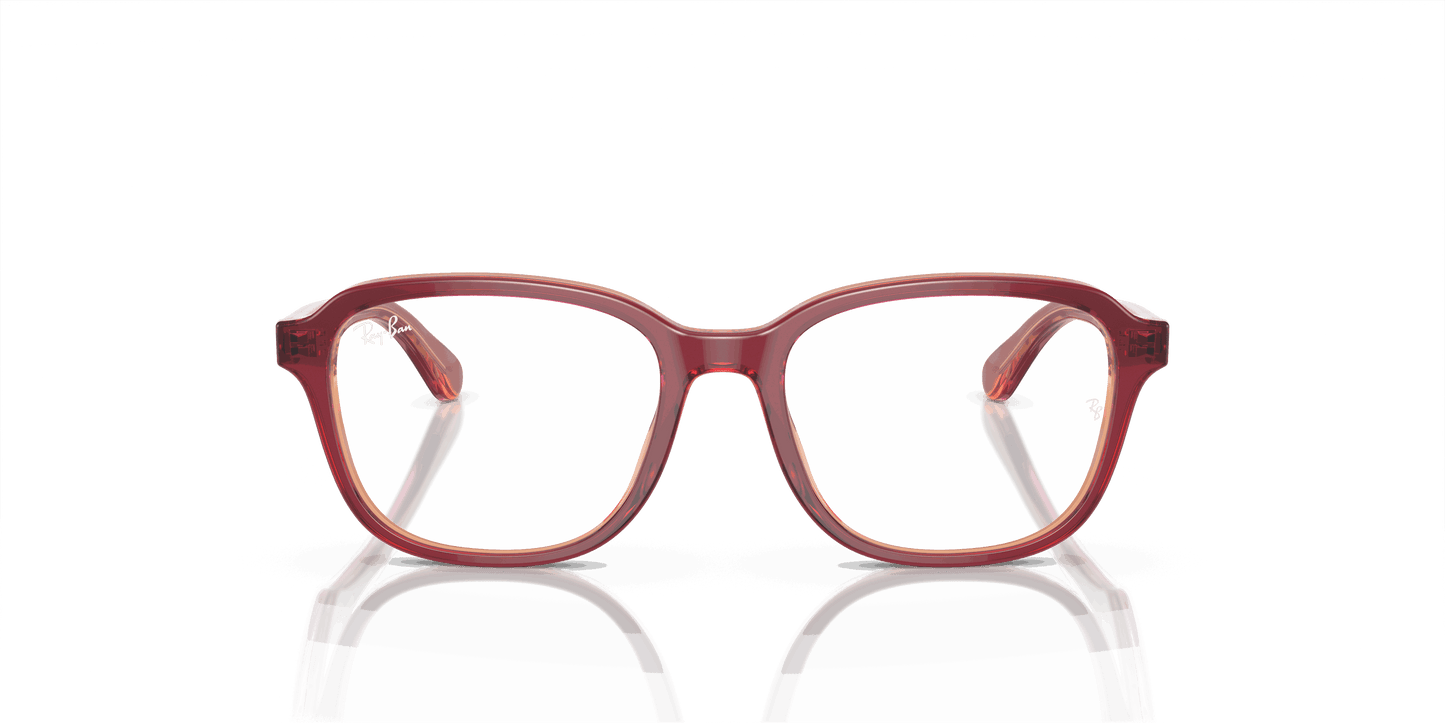 [Clear Lenses, Polished Top Red & Violet & Orange Frame]