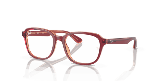 [Clear Lenses, Polished Top Red & Violet & Orange Frame]