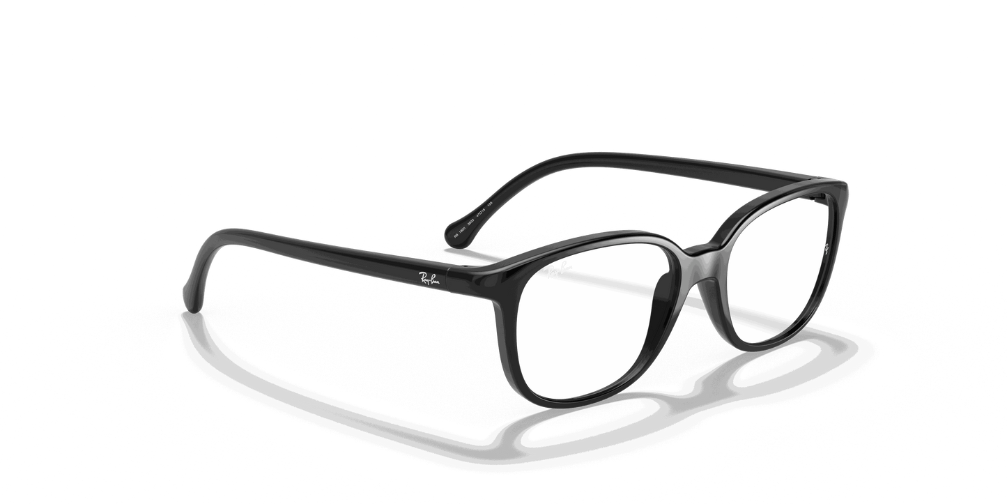[Clear Lenses, Polished Black Frame]