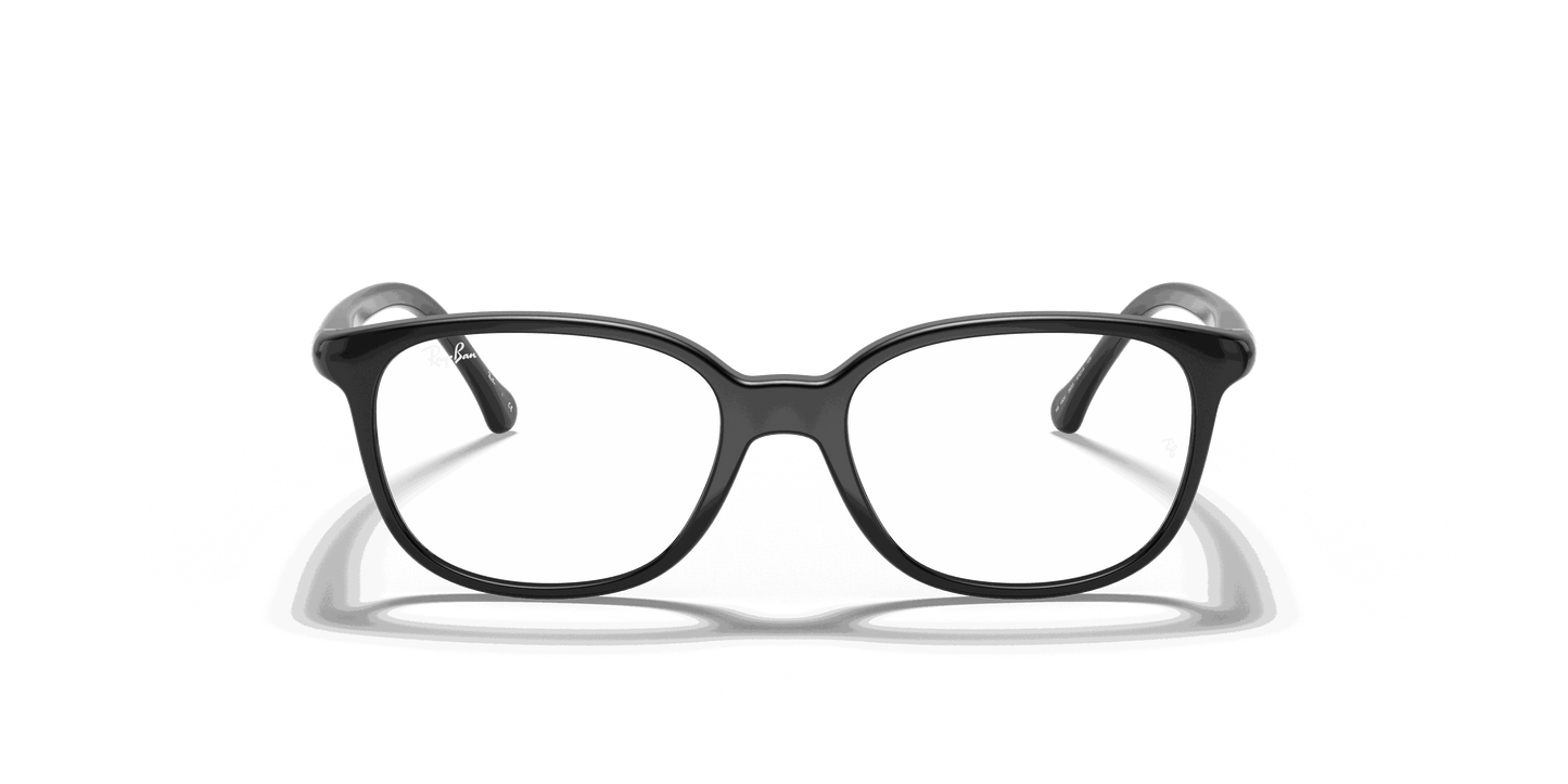 [Clear Lenses, Polished Black Frame]
