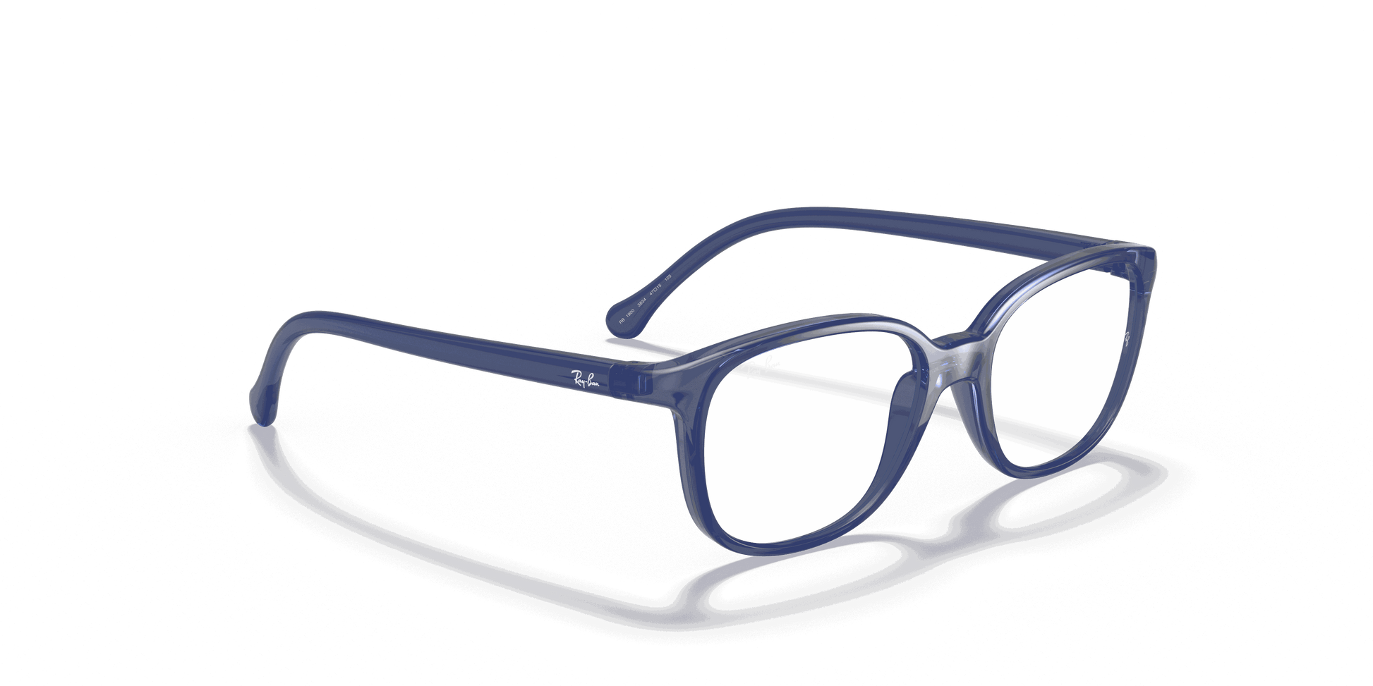 [Clear Lenses, Polished Transparent Blue Frame]