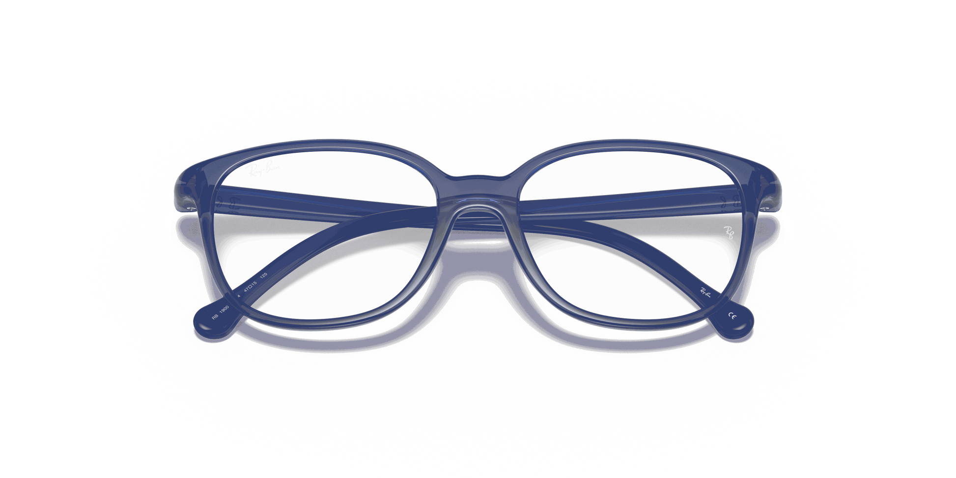 [Clear Lenses, Polished Transparent Blue Frame]
