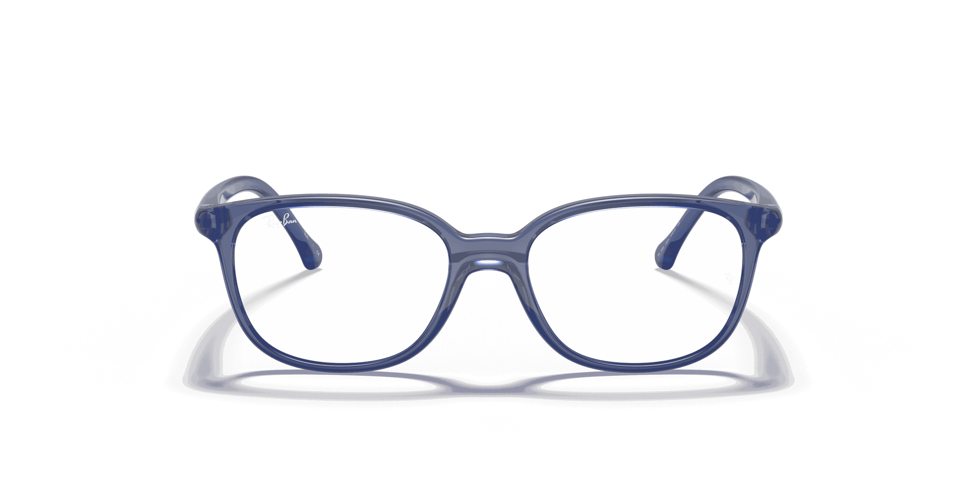 [Clear Lenses, Polished Transparent Blue Frame]