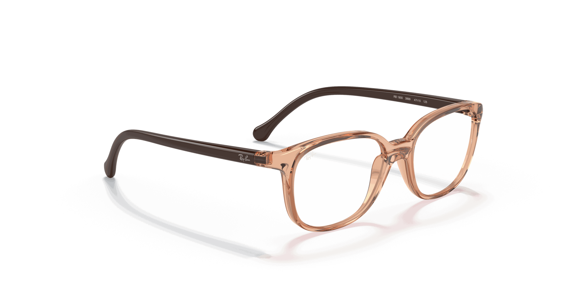 [Clear Lenses, Polished Transparent Brown Frame]
