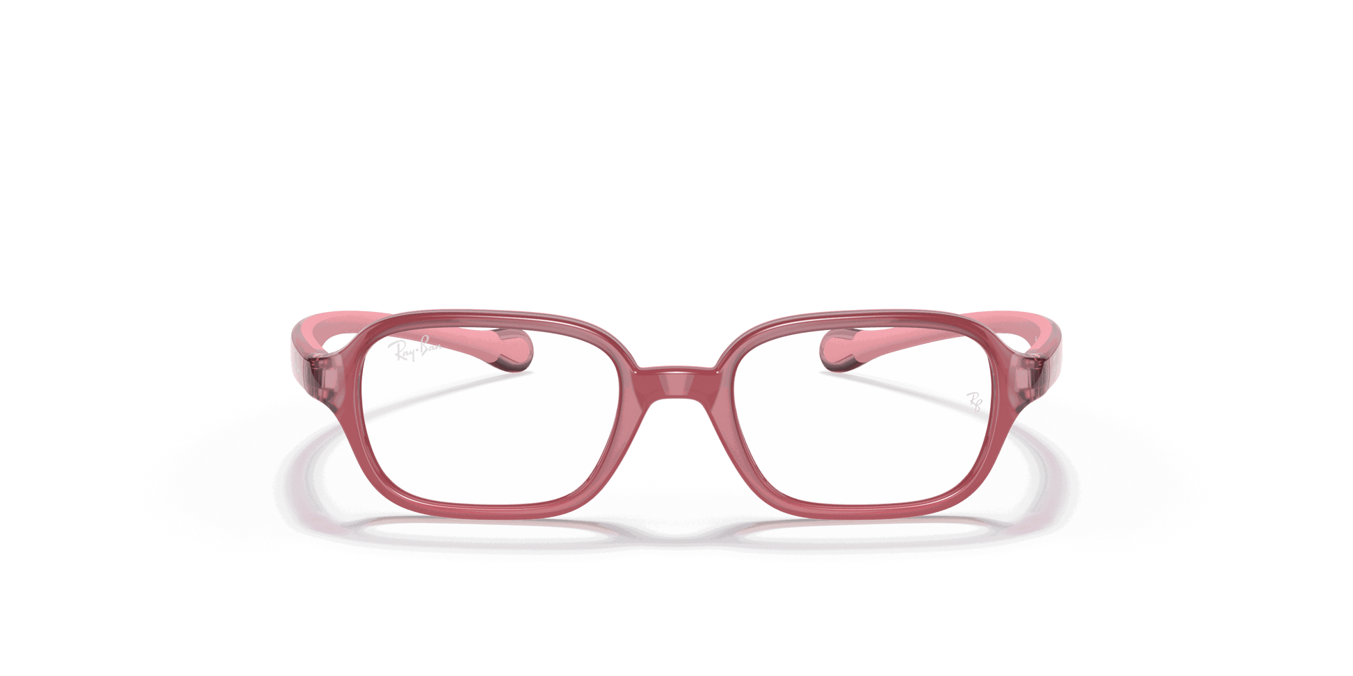 [Clear Lenses, Polished Fuxia Frame]