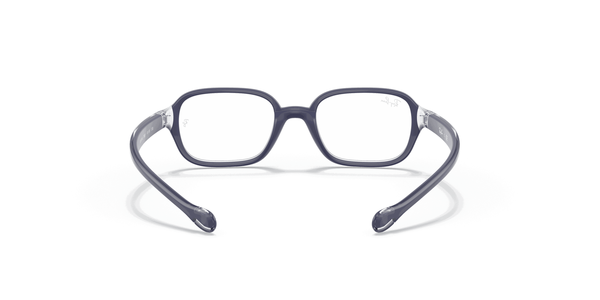 [Clear Lenses, Polished Transparent On Blue Frame]