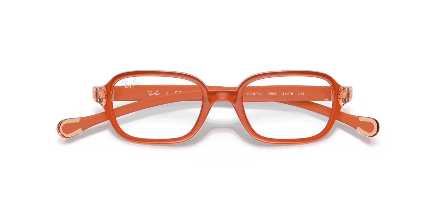 [Clear Lenses, Polished Orange Frame]