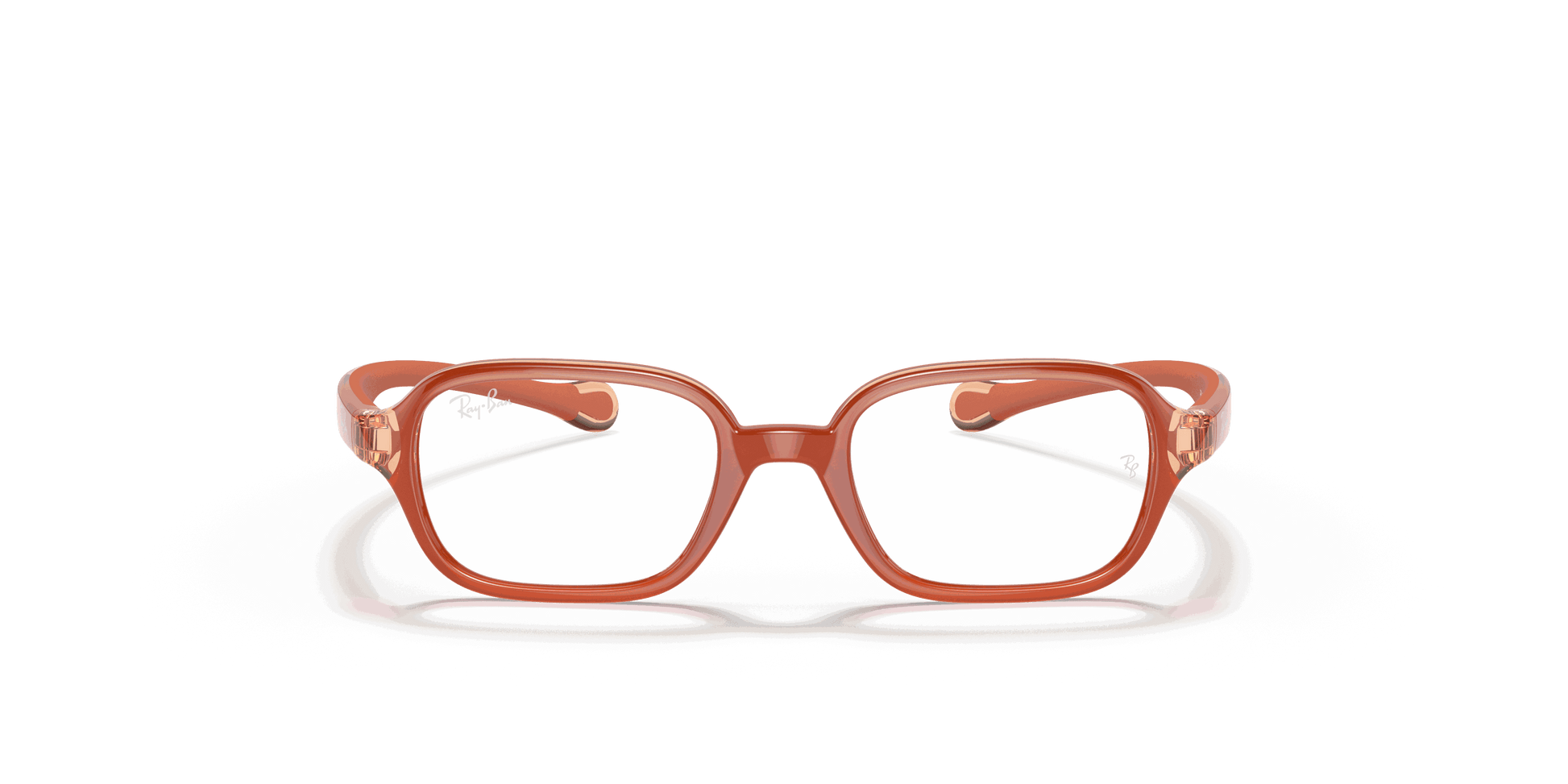 [Clear Lenses, Polished Orange Frame]