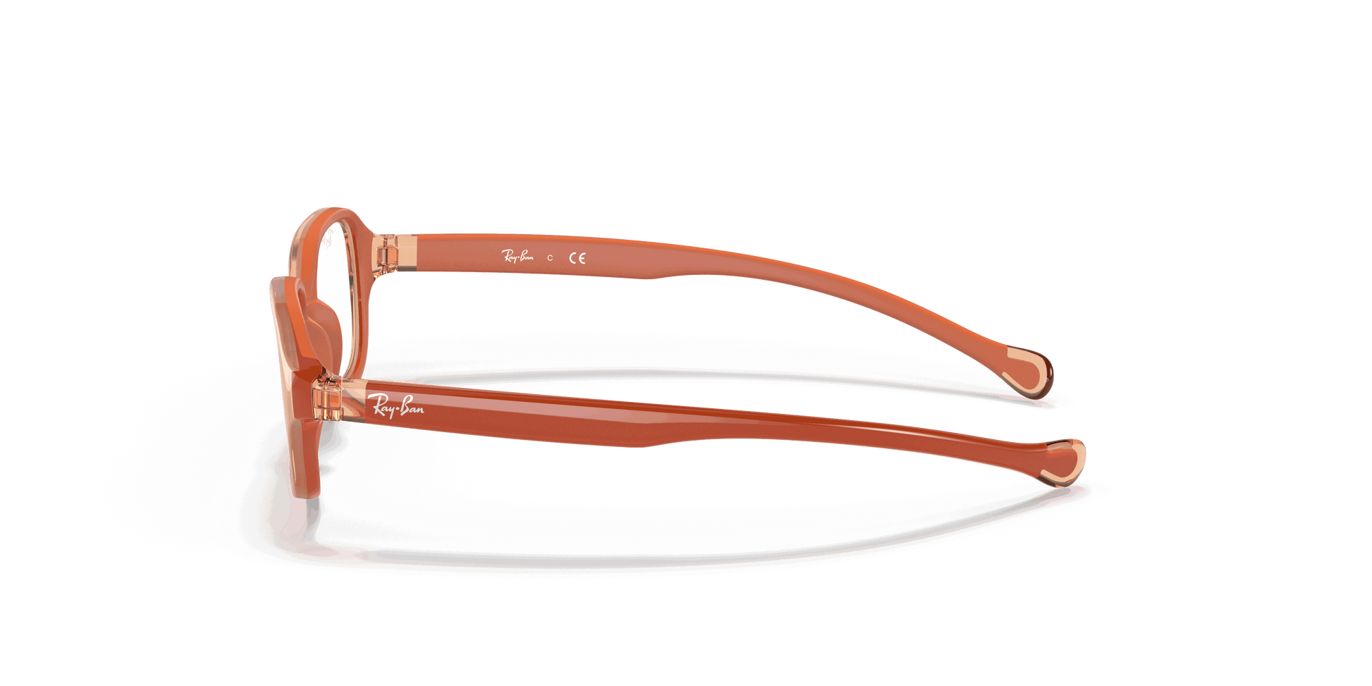 [Clear Lenses, Polished Orange Frame]