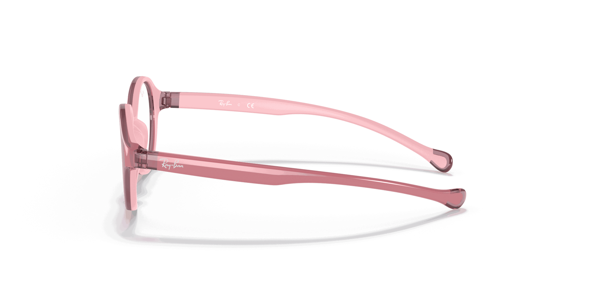 [Clear Lenses, Polished Fuxia Frame]