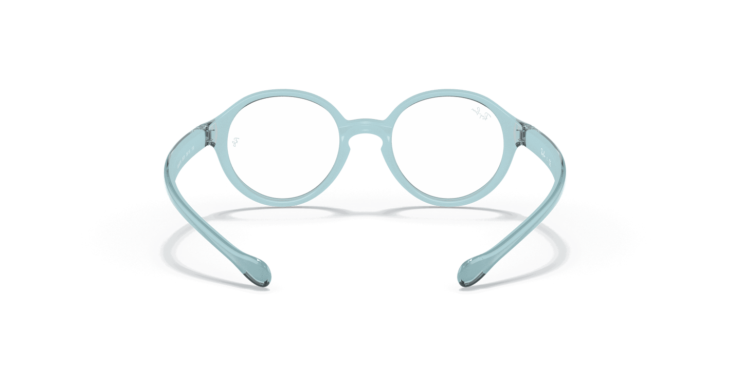 [Clear Lenses, Polished Light Blue Frame]