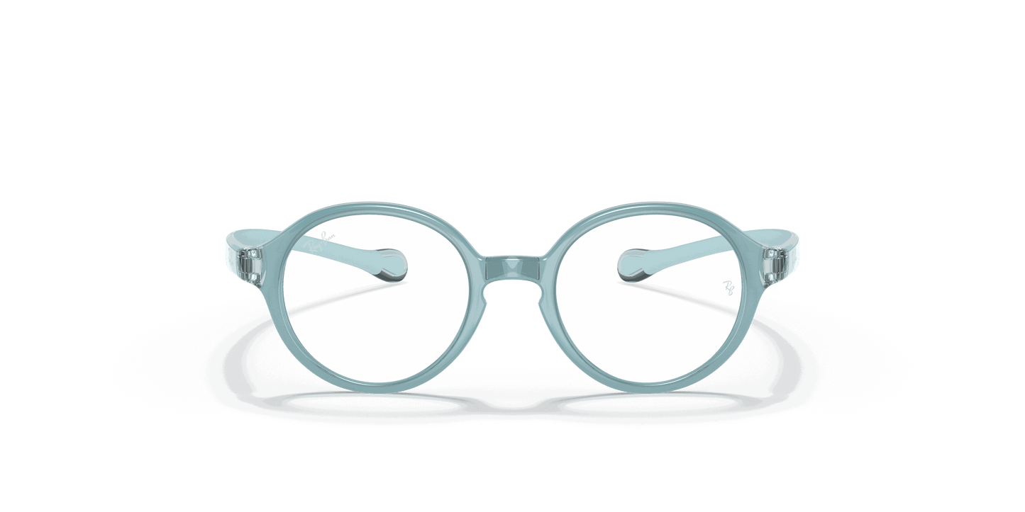 [Clear Lenses, Polished Light Blue Frame]