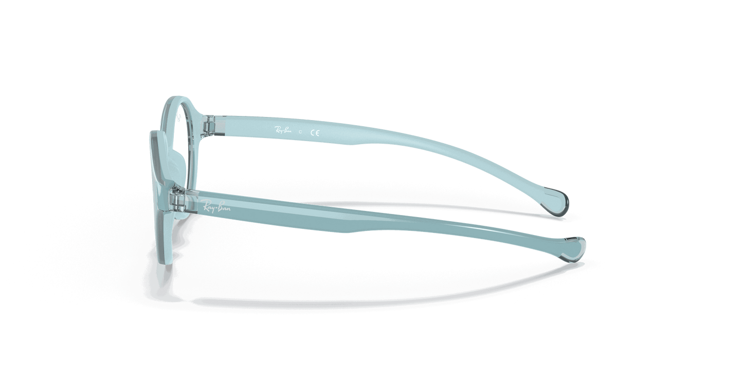 [Clear Lenses, Polished Light Blue Frame]