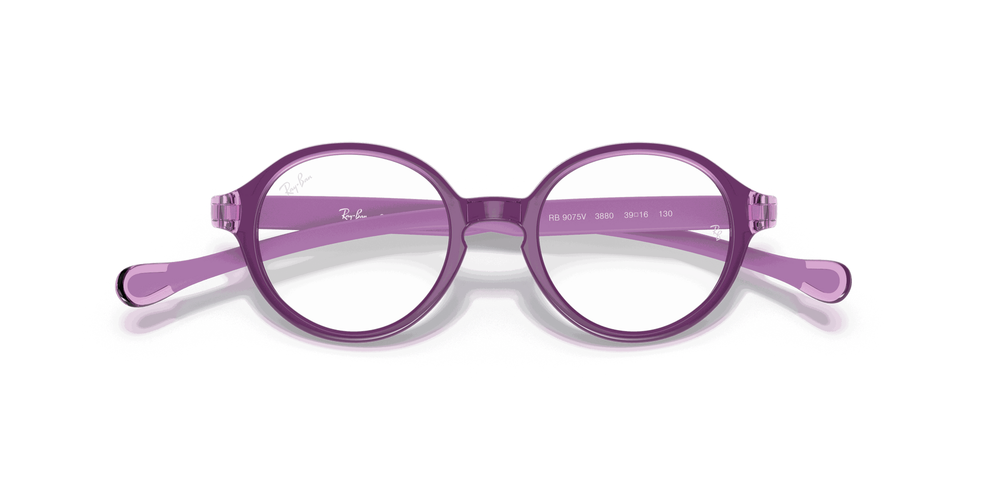[Clear Lenses, Polished Violet Frame]