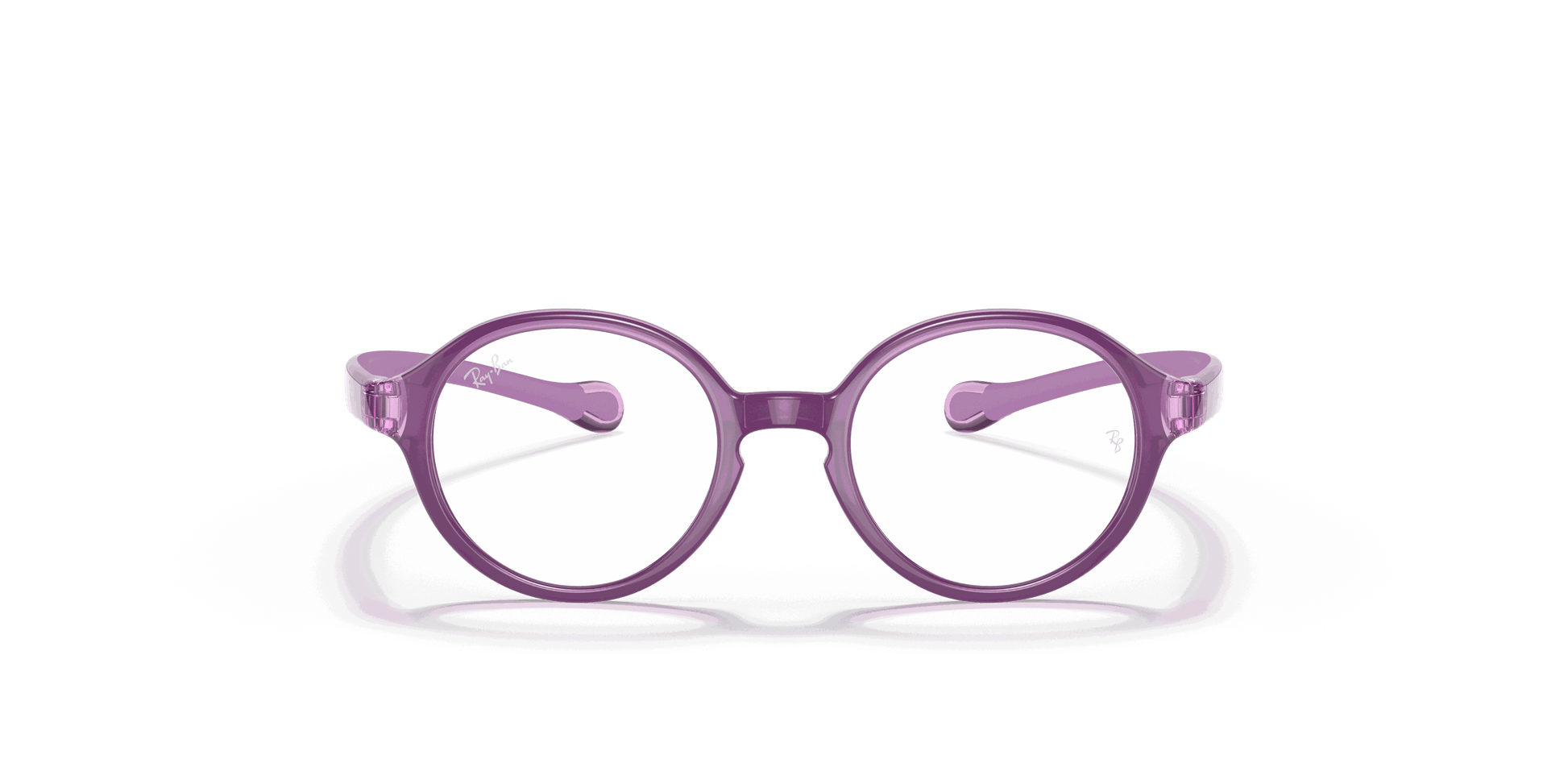 [Clear Lenses, Polished Violet Frame]