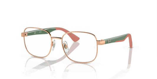 [Demo Lens Lenses, Polished Rose Gold Frame]